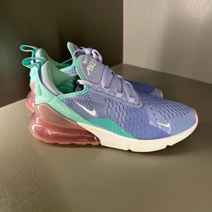 Nike Airmax270 “Twilight” Purple Teal Mermaid size 6.5 Youth WMNS 8